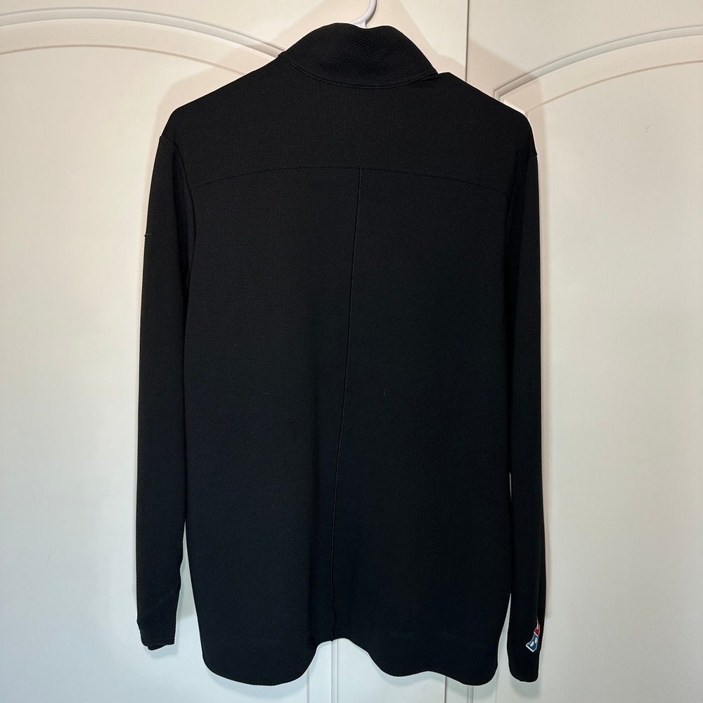 Nike Dri-FIT Pullover Domino's Logo Long‎ Sleeve Black UV Lightweight Knit XL - Picture 6 of 7
